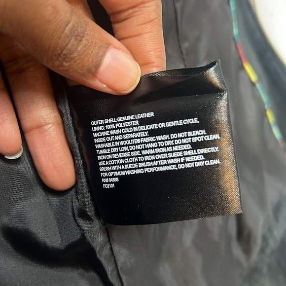 Women’s Black Suede Bernardo Jacket. Size Small - Picture 6 of 8